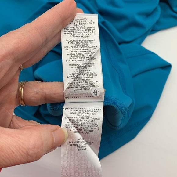 Gymshark Men's Shirt Short Sleeve Turquoise Blue Color Size L - Picture 9 of 11